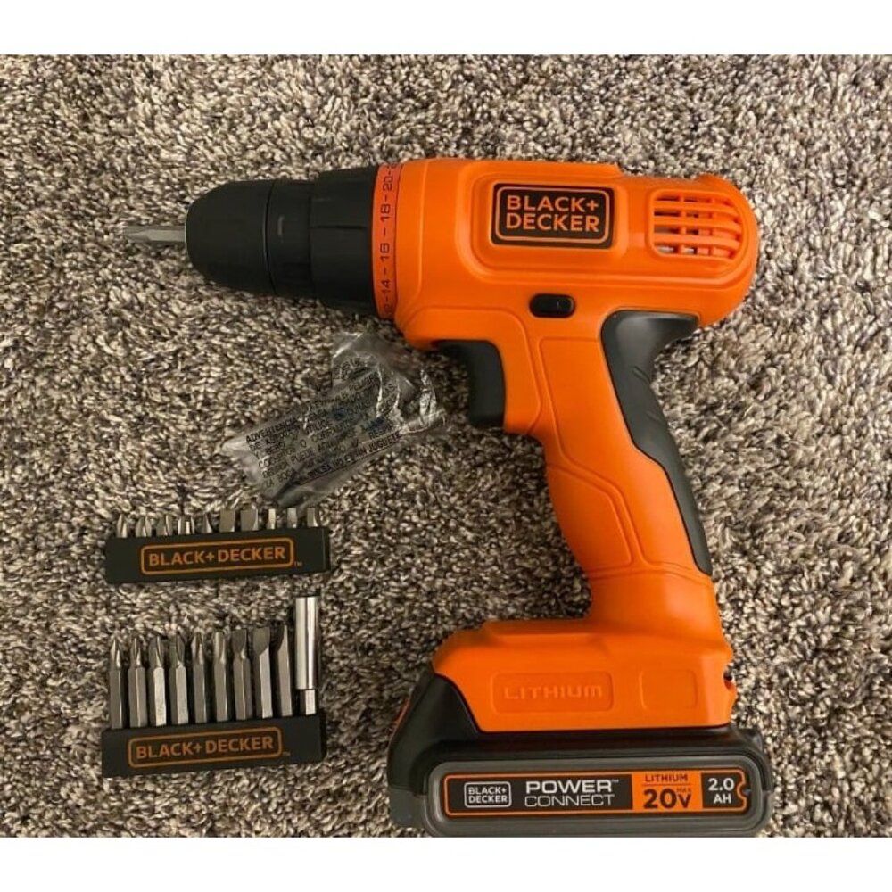 20V MAX* POWERECONNECT Cordless Drill/Driver + 30 pc. Kit